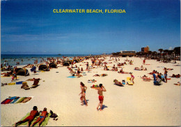 Florida Clearwater Beach White Sands And Sunbathers - Clearwater