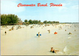 Florida Clearwater Beach White Sands And Sunbathers - Clearwater