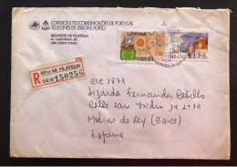 PORTUGAL, Registered Circulated Cover To Spain (Barcelona), « Discovery Of Madeira », 1980 - Storia Postale
