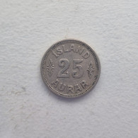 Iceland - 25 Aurar - Christian X - 1933 - Islande