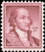 1958 USA John Jay Stamp Sc#1046 Chief Justice Famous History Post - Ongebruikt