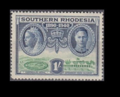 1940 Southern Rhodesia 62 MLH Queen Victoria, King George VI - Southern Rhodesia (...-1964)