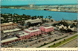 Florida Fort Lauderdale View From Pier 66 Tower Showing 17th Street Causeway And Port Everglades - Fort Lauderdale