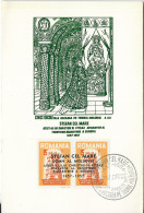 CARTE EUROPA ROUMANIE MADRID 1957 - PAIRE NON DENTELEE DES EXILES ROUMAINS CONTRE L ANNEXION DE LA MOLDAVIE PAR L URSS - Variétés Et Curiosités