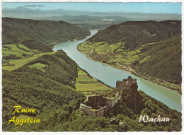 Wachau - Ruine Aggstein, 520 M - (Österreich,Austria) - Alpine Luftbild - Wachau