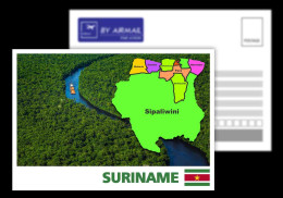 Suriname / Postcard / View Card / Map Card - Suriname