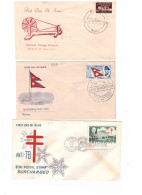 NEPAL-FILIPPINE-MALAYSIA-CHINA  /  6  FDC - Népal