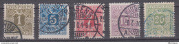 DENMARK 1907 - AVISPORTO Newspaper Stamps - Strafport