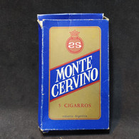 Caja 5 Cigarros Monte Cerviño – Origen: Argentina - Contenitori Di Tabacco (vuoti)