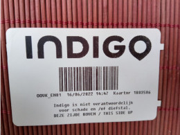 Indigo Parking Card Belgium Used Rare - Parkkarten