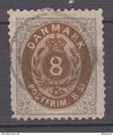 DENMARK 1870-71 - Royal Emblem Value In Skilling - Unused Stamps