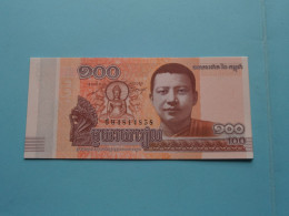 100 Riels ( Cambodia ) 2014 ( Voir / See SCANS ) UNC ! - Kambodscha