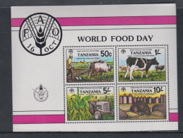 Tanzanie BF N° 29 XX Journée Mondiale De L'Alimentation, Le Bloc  Sans Charnière TB - Tanzanie (1964-...)