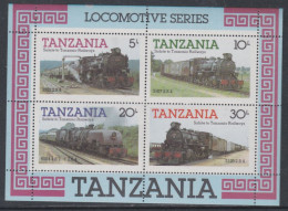 Tanzanie BF N° 41 XX  Locomotives Et Trains De Tanzanie ( I ), Le Bloc  Sans Charnière TB - Tanzanie (1964-...)