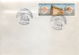 FRANCE /ENVELOPPE AFFRANCHIE AVEC UNE VIGNETTE LISA N° 539 - Commemorative Postmarks