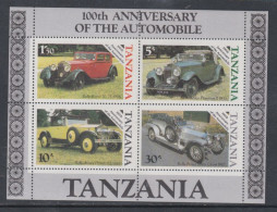 Tanzanie BF N° 42 XX Centenaire De L'automobile, Le Bloc  Sans Charnière TB - Tanzanie (1964-...)