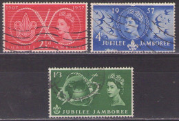 Great Britain 1957  WORLD SCOUT JUBILEE JAMBOREE Used - Used Stamps