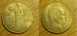 Monaco - 20 Centimes 1976 - 1960-2001 Nouveaux Francs