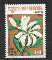 KAMPUCHÉA  N° 477" FLEURS DIVERSES " - Kampuchea