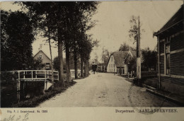 Aarlanderveen (Gem. Alphen Ad Rijn) Dorpstraat 1906 Topkaart - Alphen A/d Rijn