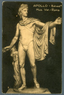 °°° Cartolina - Roma N. 2144 Apollo Del Belvedere Formato Piccolo Nuova °°° - Musea