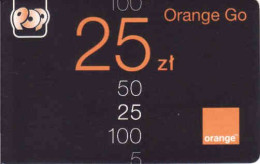 Poland, Orange Prepaid Phonecard 25 Zl, Exp. Date 31.12.2008, Used, - Pologne