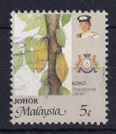 Malaya - Johore: 1988/96   Agricultural Products    SG204   5c   Used  - Johore