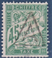 Taxe N° 36, Petite Variété, Tâche Blanche Sur Le 4 ( V2308*/7.3) - Gebruikt