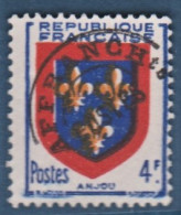 Préo, Blason D'ANJOU,n° 105,  Petite Variété, Jaune Décalé( V2308/8.10) - Used Stamps