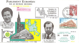 FRANCE / ENVELOPPE  PARLEMENT EUROPEEN PREMIER ANNIVERSAIRE DE L'ELECTION DE SIMONE WEIL 1980 - European Community