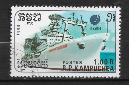 KAMPUCHÉA  N° 812" BATEAU ESSEN " - Kampuchea