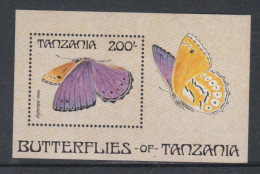 Tanzanie BF N° 66  XX  Faune : Papillons ( I ), Le Bloc  Sans Charnière TB - Tanzanie (1964-...)