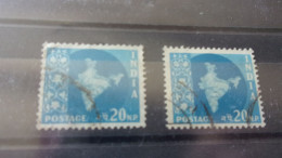 INDE  YVERT N° SERVICE 79+101 - Timbres De Service