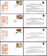 CHINA FDC 1987 First Day Cover: T123 The Outlaws Of The Marsh,A Literary Masterpiece Of Ancient China - 1980-1989