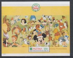 Tanzanie BF N° 137 XX Carte De Noël Walt Disney ( I ), Le Bloc  Sans Charnière TB - Tanzanie (1964-...)