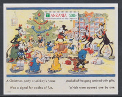 Tanzanie BF N° 138 XX Carte De Noël Walt Disney ( II ), Le Bloc  Sans Charnière TB - Tanzanie (1964-...)