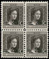 Luxembourg Luxemburg 1915 Adelaïde Bloc 4x 25c./37,5c. Surcharge Neuf MNH** - 1914-24 Maria-Adelaide