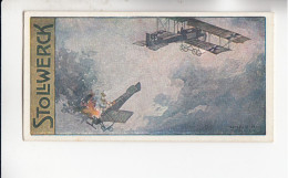 Stollwerck Album No 16 Der Luftkrieg  Deutsches Kampfflugzeug Vernichtet Ein Feindliches Flugzeug Grp 593#6 RARE - Stollwerck