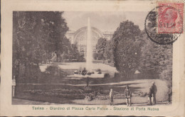 ITALIE PIEMONTE TORINO TURIN GIARDINO DI PIAZZA CARLO FELICE STAZIONE DI PORTA NUOVA - Parken & Tuinen