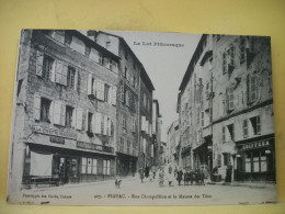 Delcampe - 46 4592 CPA - 46 FIGEAC - RUE CHAMPOLLION ET LA MAISON DES TETES - ANIMATION - Figeac