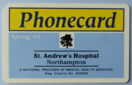 UK - Great Britain - Chip - Cambridge Telephones - St Andrew's Hospital - 20 Units - Otros & Sin Clasificación