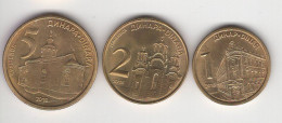 Serbia Coins Set 2018. UNC, 1, 2 And 5 Dinar - Serbien