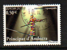 2002. Europa Andorra "Le Cirque"  Oblitéré 1 ère Qualité - Used Stamps