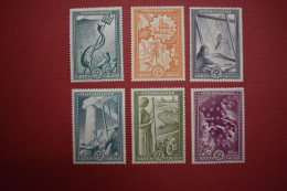 Stamps Greece Complete Series Marshall Plan 1951 MNH - Nuevos
