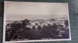 RP Trinidad TRINIDAD VIEW OF PORT OF SPAIN B.W.I. Unused - Trinidad