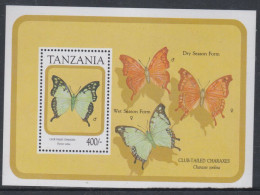 Tanzanie BF N° 142 XX  Faune : Papillon ( II ), Le Bloc  Sans Charnière TB - Tanzanie (1964-...)