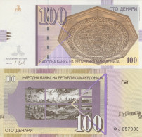 MACEDONIA 100 Denari 2013 UNC, P-16 - Nordmazedonien