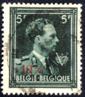 België - Belgique - C18/15 - 1946 - (°)used - Michel 750 - Koning Leopold III Met 'V' En Kroon - 1946 -10%