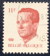 België - Belgique - C18/15 - 1983 - (°)used - Michel 2137 - Koning Boudewijn - 1981-1990 Velghe