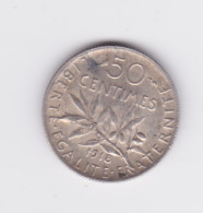 50 Centimes  Semeuse 1918   TTB à SUP - 50 Centimes